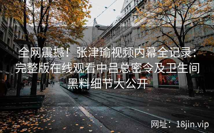 全网震撼！张津瑜视频内幕全记录：完整版在线观看中吕总密令及卫生间黑料细节大公开